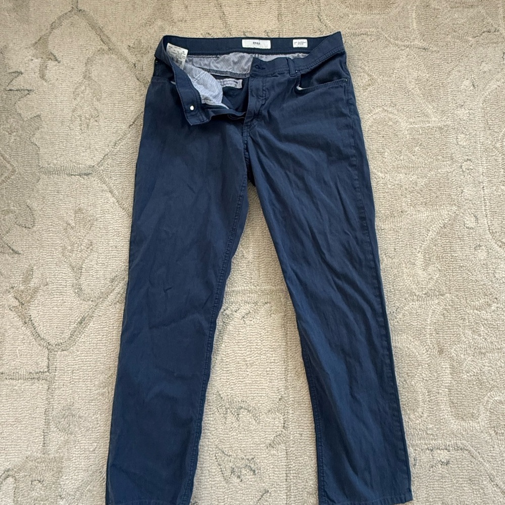 Brax Men's Blue Trousers
